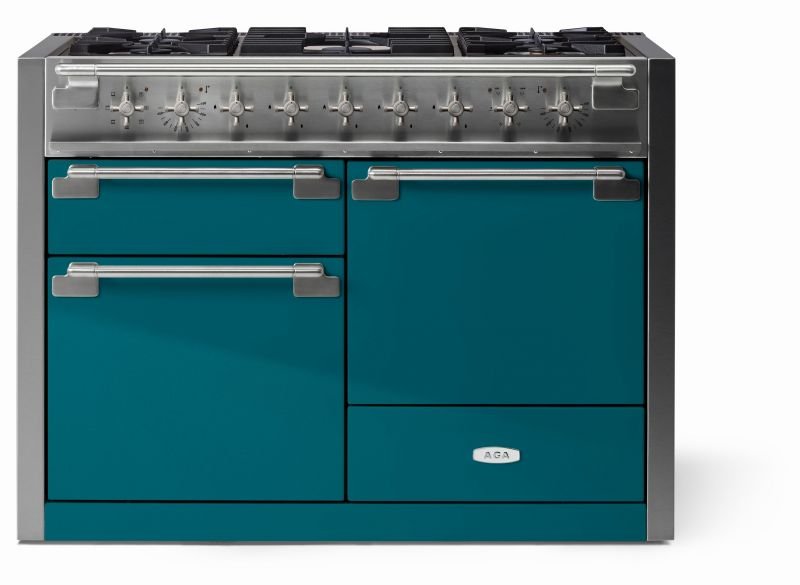 AGA 48 Dual Fuel Model Range, Salcombe Blue