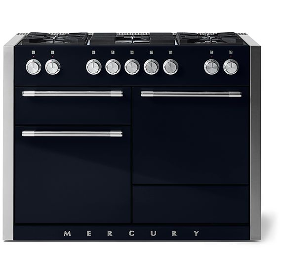 AGA Dual Fuel Model Range, Gloss Black