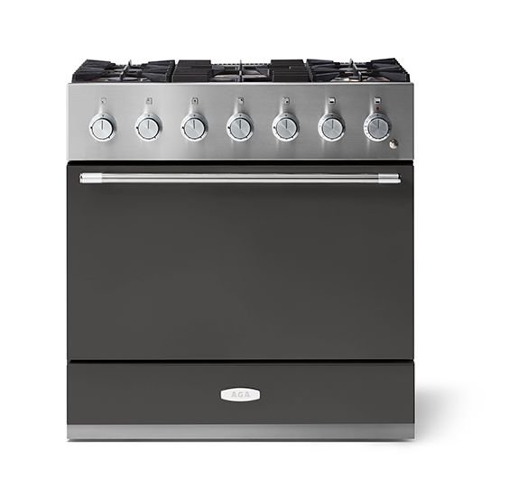 AGA Mercury 36" Dual Fuel Model Range, Slate
