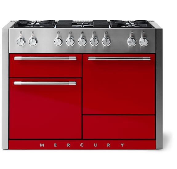 AGA Dual Fuel Model Range, Piccadilly Red