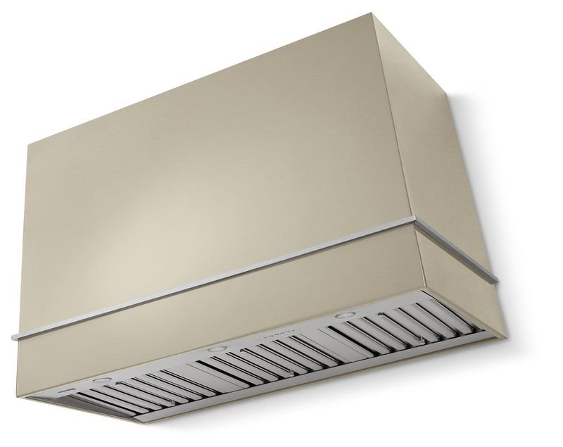 AGA Loge 48" Range Hood, Fawn and Antique Brass Trim