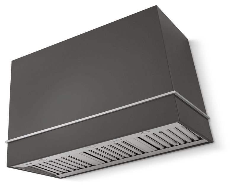 AGA Loge 36" Range Hood, Slate and Polished Chrome Trim
