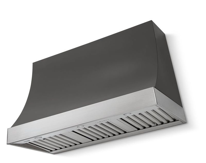 AGA Marquee 36" Range Hood, Slate and Brushed Brass Trim