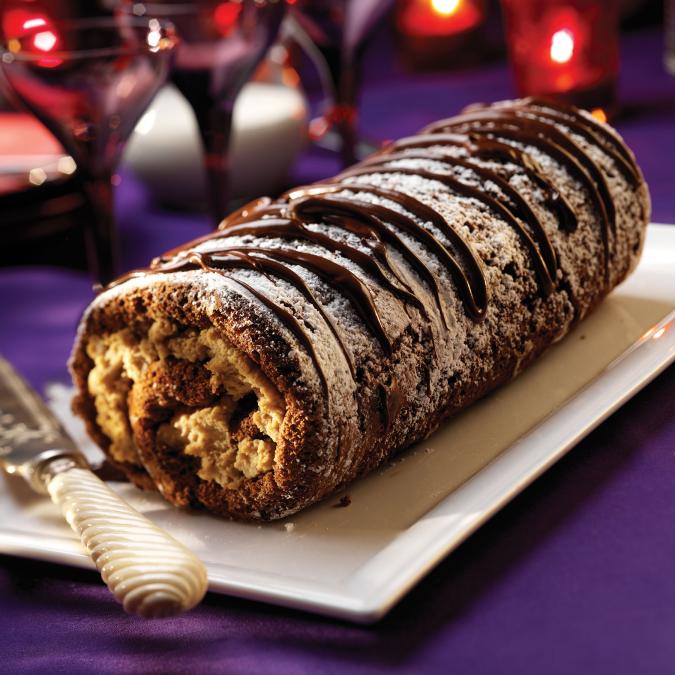 Chocolate and Chestnut Roulade